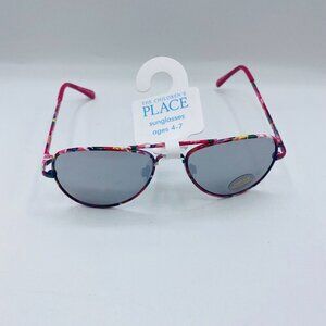 The Children’s Place Pink Floral Sunglasses Ages 4-7 New